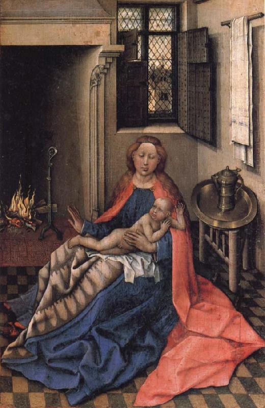 Robert Campin Virgin and Child at the Fireside China oil painting art